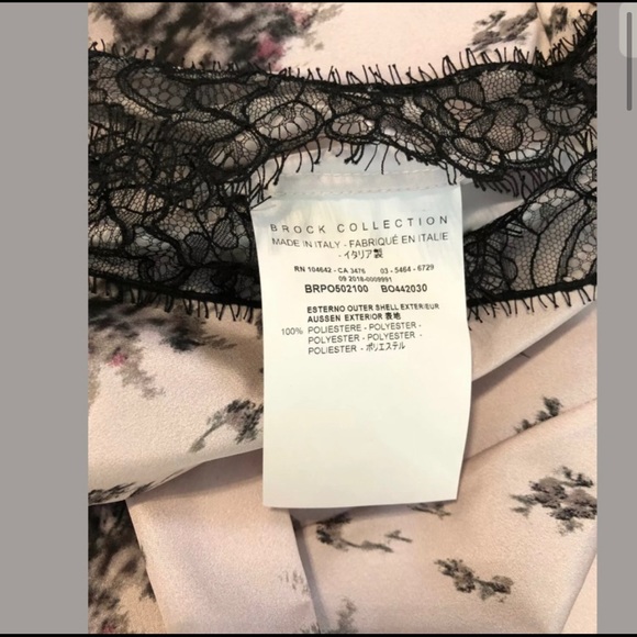 Brock Collection Lace Trim Floral Maxi Dress - Picture 5 of 5